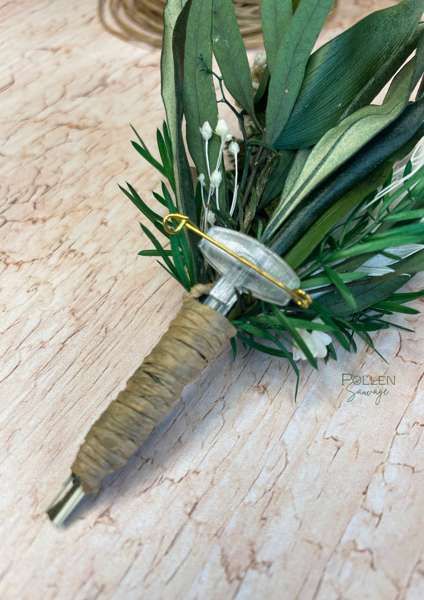 Boutonnière "Végétalis"
