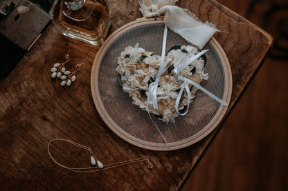 Porte alliances "coeur" personnalisable