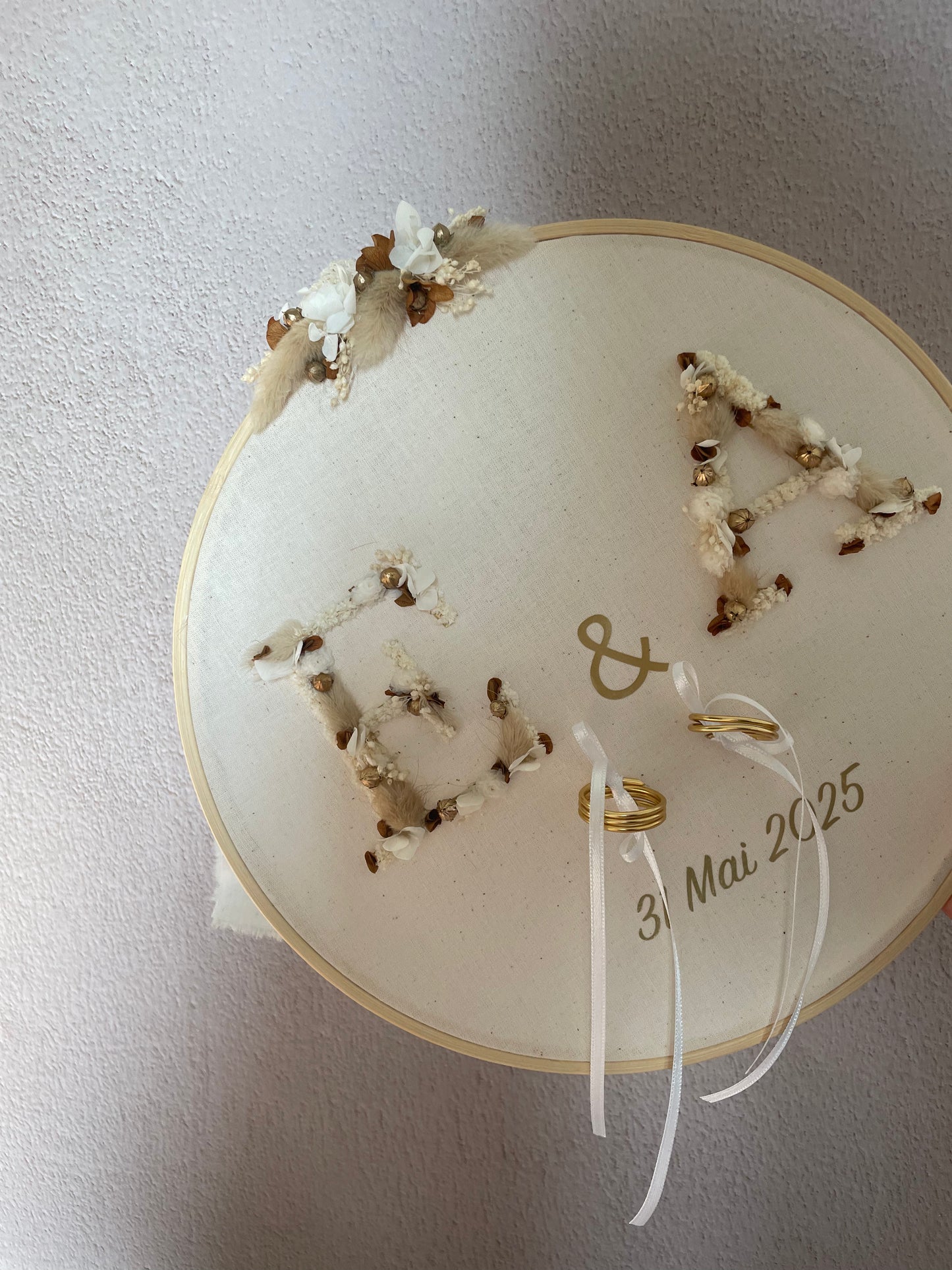 Porte alliances "initiales" personnalisable