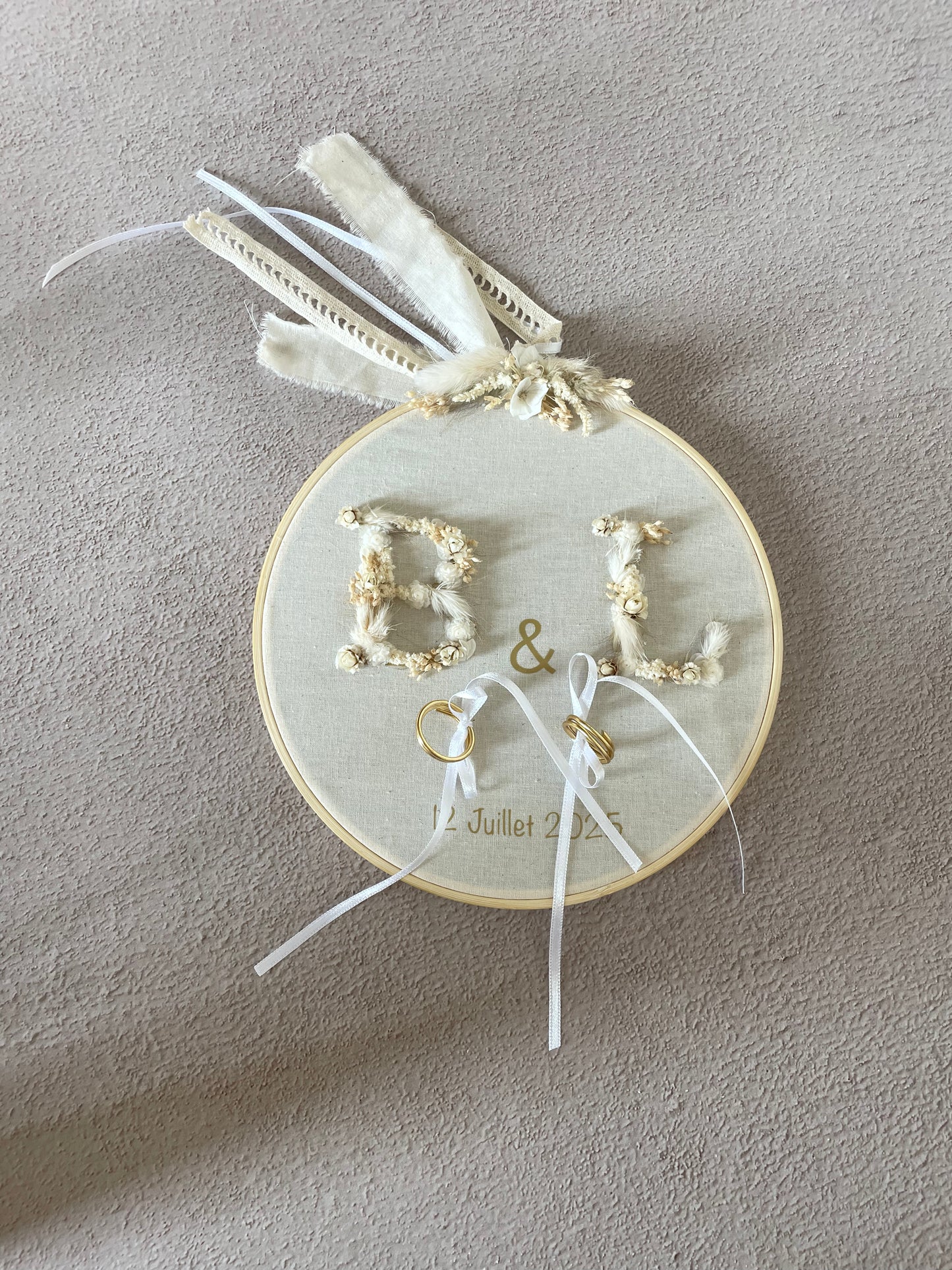 Porte alliances "initiales" personnalisable