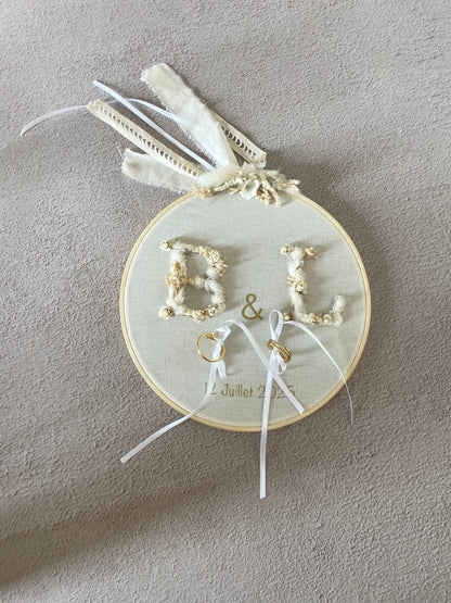 Porte alliances "initiales" personnalisable