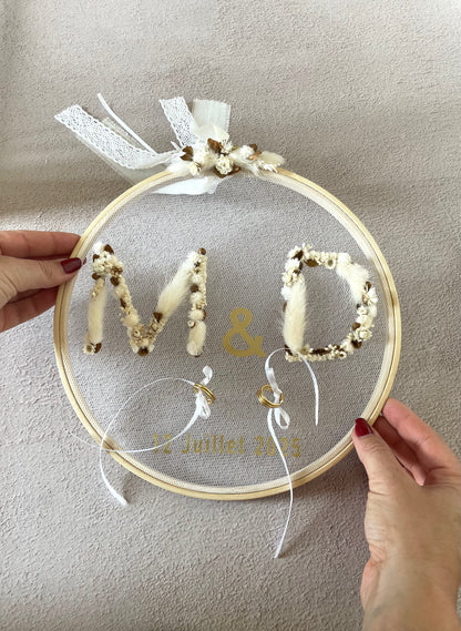 Porte alliances "initiales" personnalisable