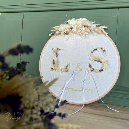 Porte alliances "initiales" personnalisable